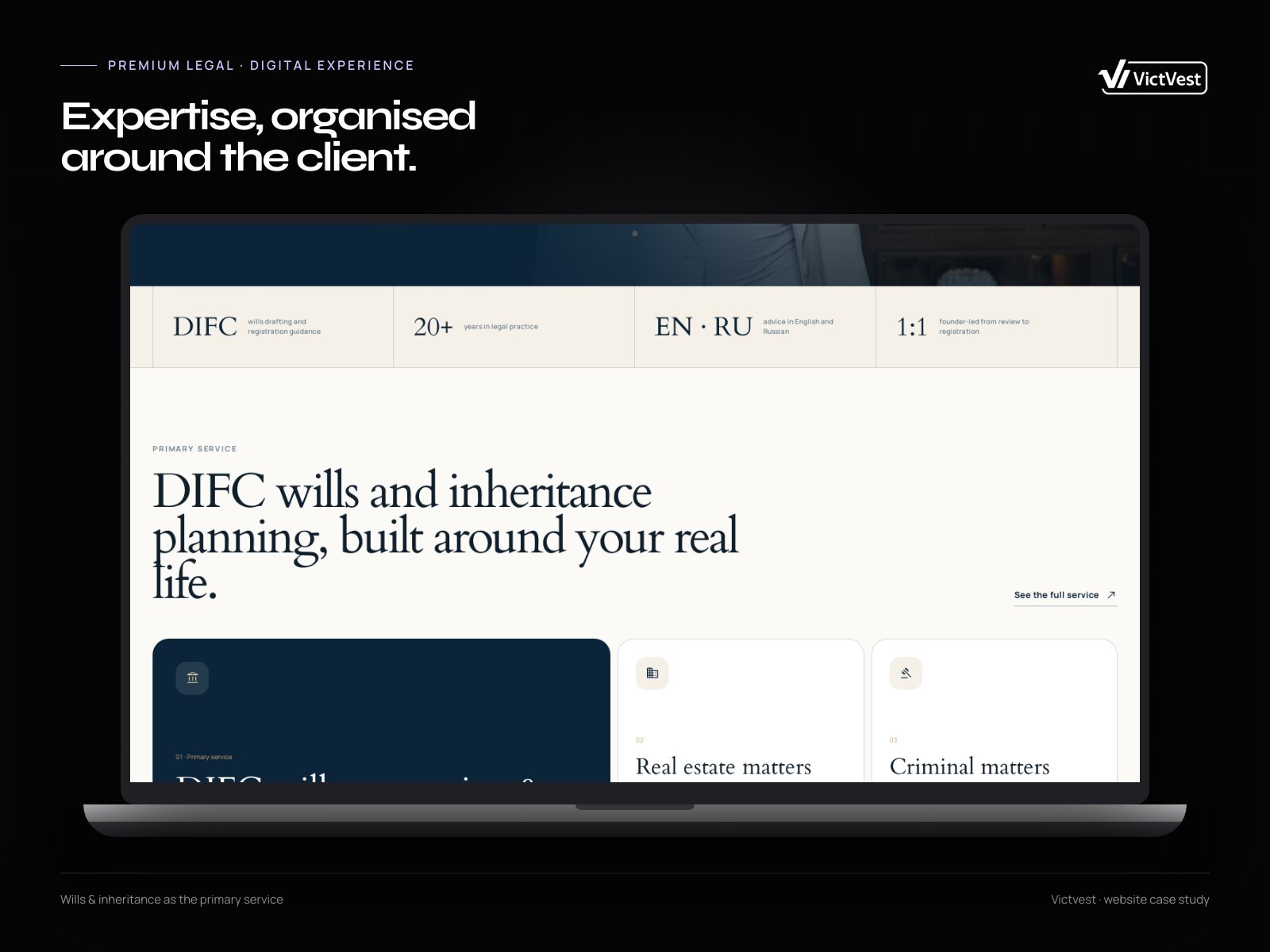 The wills-first homepage.